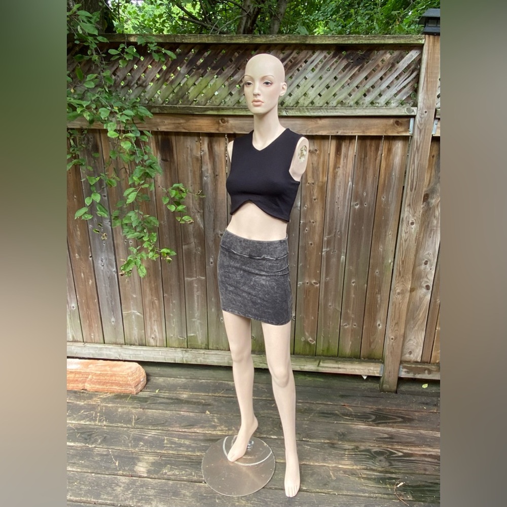 Sleek & Seductive Little Black  Belly Top
